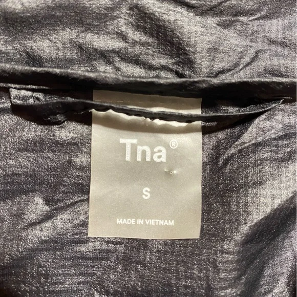 Aritzia Tna Eagle Rock Jacket Pockets Zippers Black Cargo Utility Size Small - Picture 13 of 14